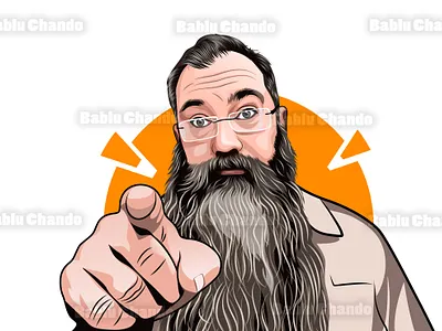 Vector Portrait / Cartoon Portrait caricature cartoon cartoon portrait character digital painting graphic design illustration mascot logo portrait vector vector portrait