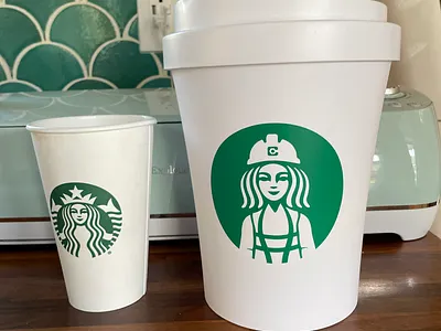 Starbucks logo Parody design graphic design graphic design illustration illustrator logo parody starbuck starbucks