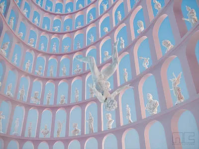 • Suspect in the pantheon • 3d 3d art 3d artist blender design illustration modern motiongraphic motiongraphics render