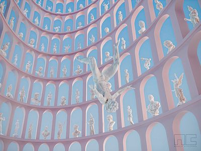 • Suspect in the pantheon • 3d 3d art 3d artist blender design illustration modern motiongraphic motiongraphics render