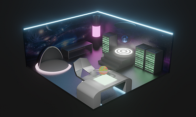 3D Futuristic Room 2021 2021 design 2021 trend 3d 3d animation 3d art 3d artist 3d modeling ui uidesign uiux