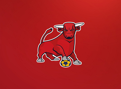 Birmingham City Korfball Club badge birmingham branding bull identity illustration korfball logo vector