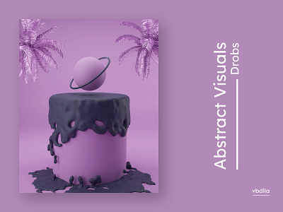 Drops - Abstract Visuals 3d 3d art 3d artist abstract abstract art abstract design art design graphic design surreal vibrant vibrant colors