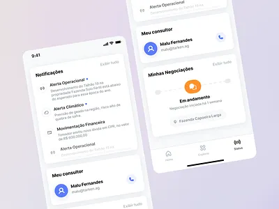 Notification Page aplicativo mobile ui notification page ui uidesign