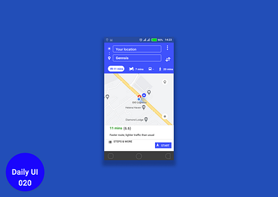 Daily UI 020 Location tracker dailyui dailyuichallenge design illustration ui uiux vector