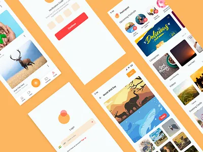 Festival Post figma graphic design interaction design prototype redesign ui ux design