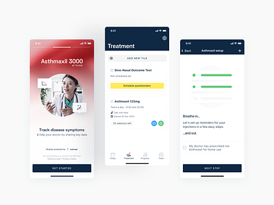 MeTreat • Patient Support & Medication Tracking System Concept agency boutique agency branding custom software development design studio europe mobile app design mobile app development product design software house technology partner ui ui design ux ux design uxui wayfinding web design web development website