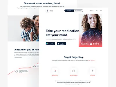 MeTreat • Patient Support & Medication Tracking System Concept agency boutique agency branding custom software development design studio europe mobile app design mobile app development product design software house technology partner ui ui design ux ux design uxui wayfinding web design web development website