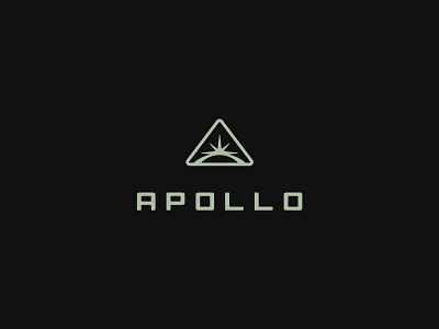 Apollo a brand branding design emblem flat icon identity logo mark minimal vector