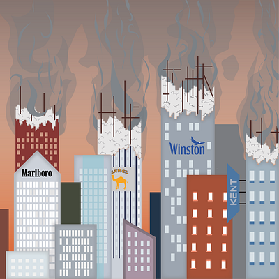 Cigarette Brands Illustration digitalart drawing illustration illustration art