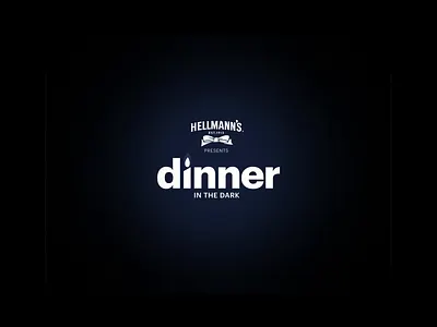 Hellmann's - Dinner in the dark 2d animation after effects design food graphicdesign logo motiondesign typography