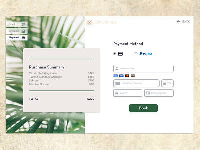 Credit Card Checkout ui ux ui design