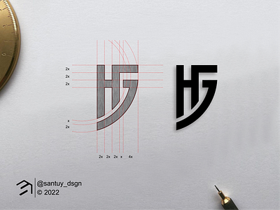Letter Hg Logo designs, themes, templates and downloadable graphic ...