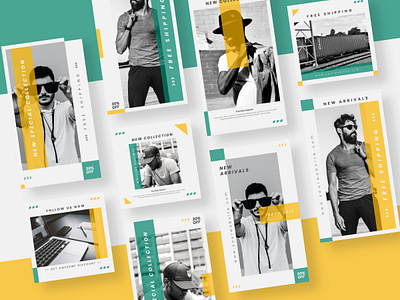 Modern and minimalist fashion instagram post ads advertisement banner business collection fashion layout promotion sale social media