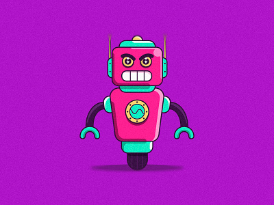 Senor Robot color creative design illustration illustrator vector