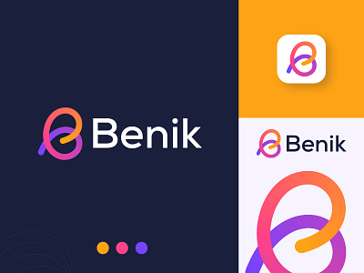 Benil modern logo abstract brand identity brand visuail design branding creative logo ecommerce filtech letter logo logo logo agency logo design logo mark morden pattern logo professional logo simple logo startup logo tech logo technology top logo