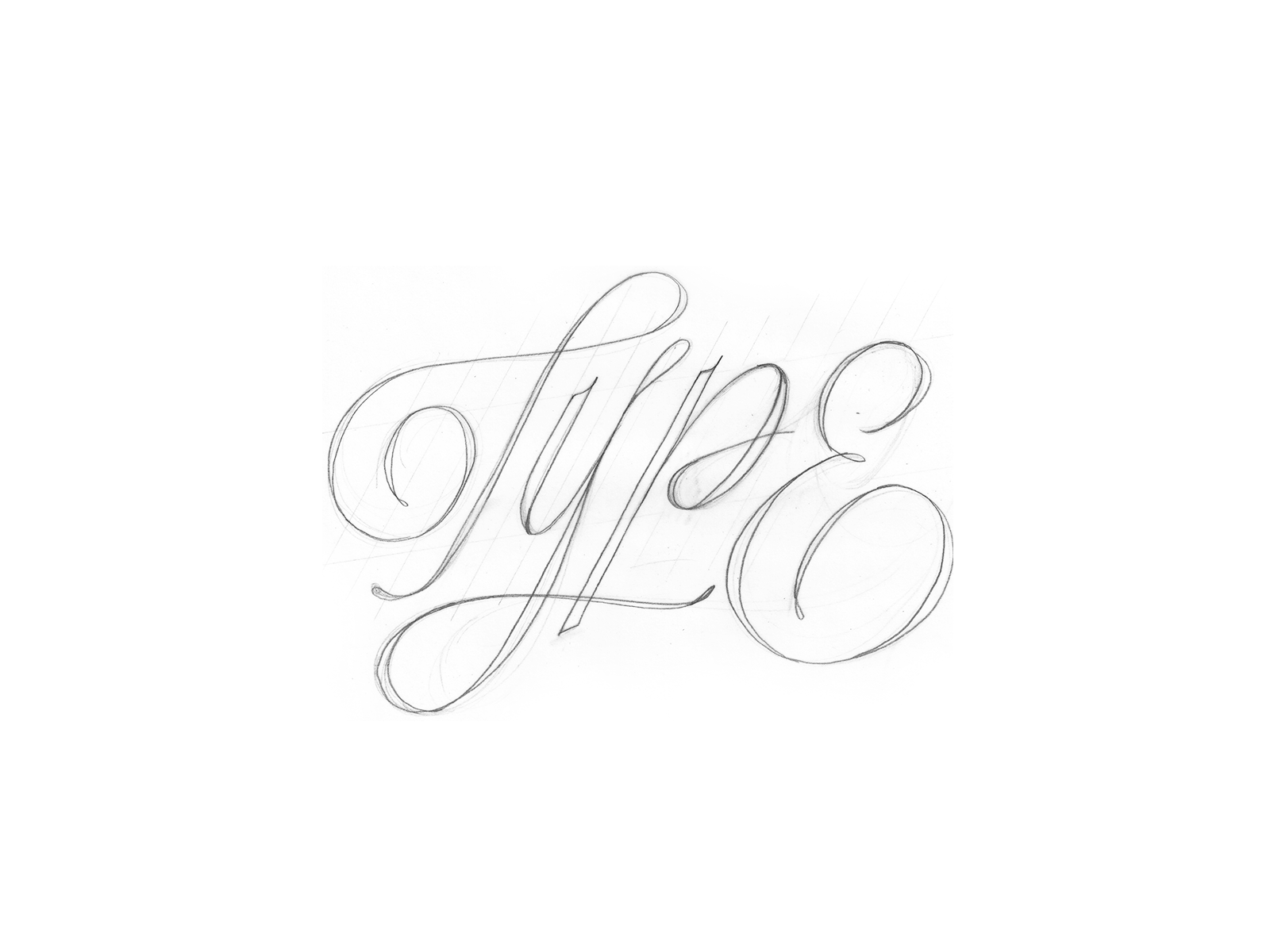 Sketch to Screen bezier curves beziers custom type handlettering lettering logo process script sketch type typography vector vector art