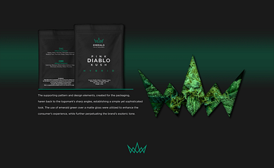 Emerald Medicinal Cannabis Package Presentation cannabis cannabis branding cannabis design cannabis logo cannabis packaging logo design marijuana marijuana branding marijuana logo package design package designer weed branding weed package design