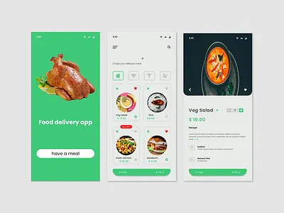 food delivery app app app design flat food app food app design food app ui food application food apps icon logo design minimal ui ux web