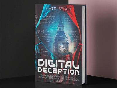 Book Cover (Digital Deception) adobe photoshop book book cover book cover design books design ebook ebook cover ebook design ebooks photoshop