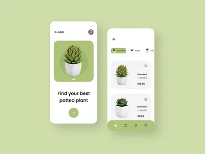 Plant app design android app app design branding design icon illustration logo minimal typography ui uidesign uidesigner uiux ux uxdesign uxdesigner vector web webdesign