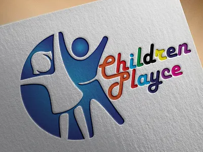 Children Playce Logo children fitness children logo children playce creative logo design illustrator logo logodesign logos photoshop playce logo school logo