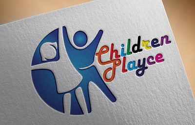 Children Playce Logo children fitness children logo children playce creative logo design illustrator logo logodesign logos photoshop playce logo school logo