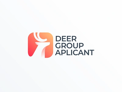 Deer Group Aplicant Icon Logo animal app brand branding colorful deer design icon identity illustration logo simple ui vector website