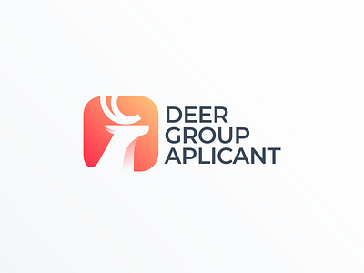 Deer Group Aplicant Icon Logo animal app brand branding colorful deer design icon identity illustration logo simple ui vector website