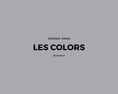 LES COLORS (2018) illustrations