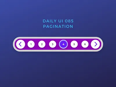 Daily UI 085 pagination daily ui 085 dailyui pagination pagination bar progress ui