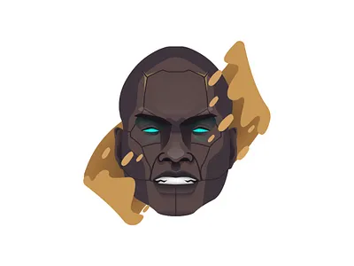 Mortal Kombat - Geras art character design fanart gradient hero illustration illustrator mortalkombat vector