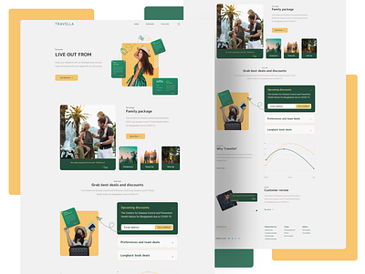 Landing page exploration on Travel agency landing page landingpage travel travel agency ui ui ux ui design uidesign uiux user experience user interface user interface design userinterface ux ux ui ux design uxdesign uxui website website concept website design