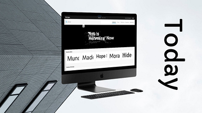 Today branding template typogaphy