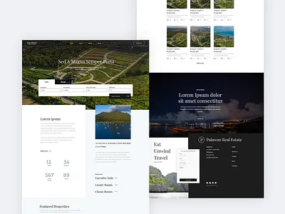 real estate homepage 2 homepage webdesign xd design