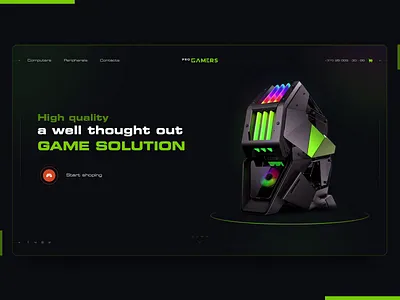 proGAMERS - High quality a well thought out GAME SOLUTION animation computer design figma freelance gamers photoshop pro site slixel ui uiux ux web webdesign webdesigner website