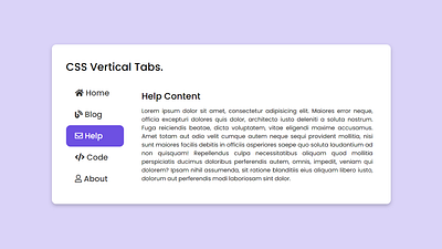 Tab Design | Vertical Tab Design css tab design css vertical tab css vertical tab design how to create tab html css tab design tabs design vertical tab vertical tab design
