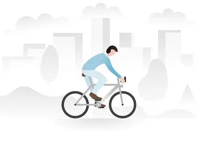 Bicyclist | ILLUSTRATION adobeillustration affinitydesigner illustration illustration design illustrator art illustrator design illustrators visual design visualdesigner visualization