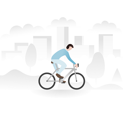 Bicyclist | ILLUSTRATION adobeillustration affinitydesigner illustration illustration design illustrator art illustrator design illustrators visual design visualdesigner visualization