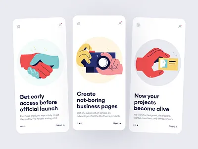 Palms Illustrations 🤲 app app design application colorful craftwork design illustration mobile palms product ui vector web