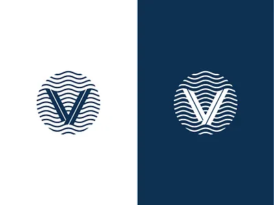 V round logo corporate design graphic design logo logo design logodesign logos logotype mark vector