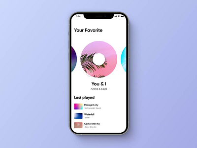 Music player app design inspiration ios mobileapp music app music player music streaming playlist podcast protopie prototype prototyping ui uxdesign