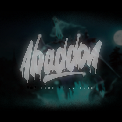 Abaddon the Lord of Avernus adobe ilustrator brand brand design brand identity branding branding and identity branding concept branding design coreldraw design illustration lettering lettering art lettering design lettering logo logo logo inspirations logodesign logotype typography