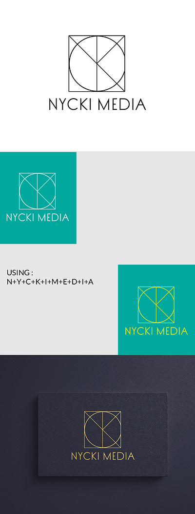 NYCKI MEDIA Logo design brand design concept gaphic design graphic design logo logo design logo mockup logo template logodesign logos logotype template