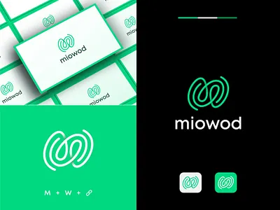 Miowod logo design abstract logo analysis app icon logo app logo app logo designer brand design brand identity branding business letter mark logo logo m letter logo m logo m logo mark modern logo software logo technology logo w letter logo w logo