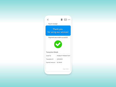 DailyUI::017 Email Receipt #DailyUI design ui