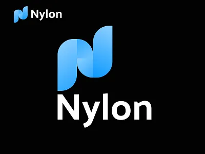 Nylon logo app logo awesome logo brand identity business logos concept creative logo design dribbble best shot logo creator logo design logo maker minimalist logo modern logo modern logo design n logo new professional logo trandy 2021