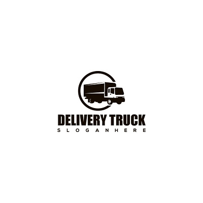 Delivery Truck Logo apparel logo branding design icon lettermark logo logo minimal minimalist typography wordmark logo