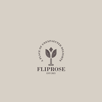 Blend Rose app apparel logo branding design lettermark logo logo minimal minimalist typography wordmark logo