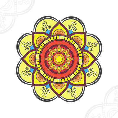 Mandala design design design art designer editing illustration images logo photoshop ux vector